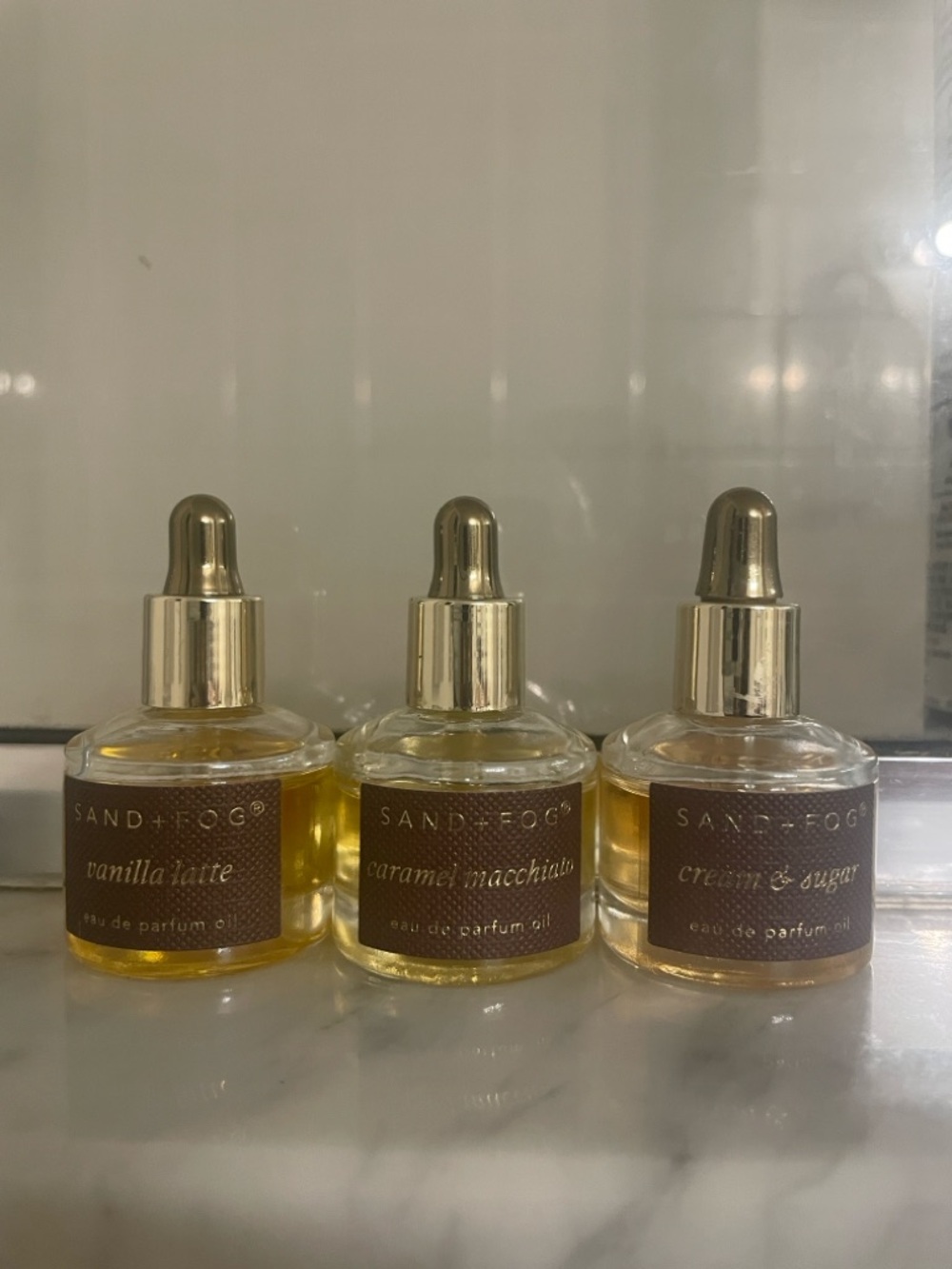Sand + Fog Parfum Oil set of 3